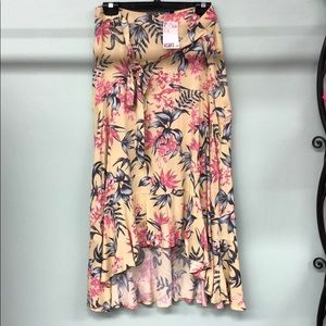 H&M floral hi low skirt BRAND NEW
